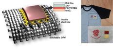 Researchers in Seoul have developed an organic photovoltaic that can integrate with fabric.