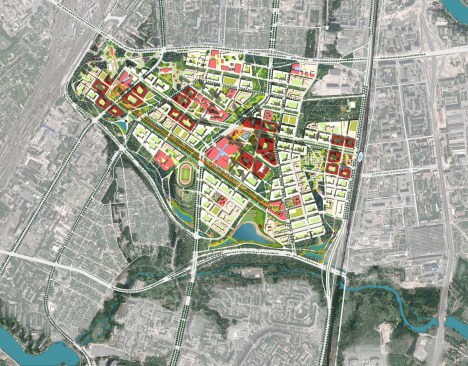 The+master+plan+extends+the+existing+regional+natural+systems+to+define+several+distinctive%2c+integrated+and+walkable+neighborhoods%2c+creating+a+unique+landscape%e2%80%94a+%22city+in+a+forest.%22
