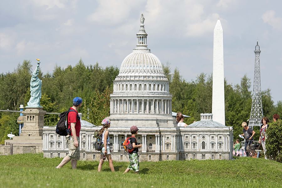 The Miniwelt (Miniworld) park in Lichtenstein, Germany, contains roughly 100 models at 1:25 scale, including one of the U.S. Capitol building in Washington, D.C.