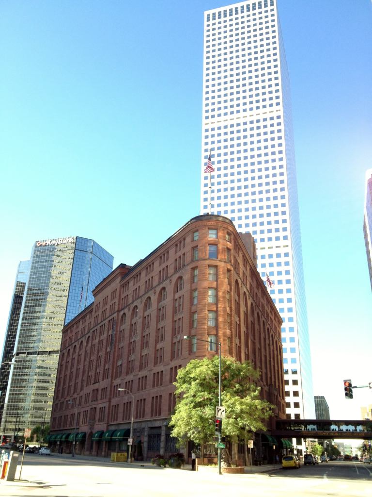 The Brown Palace Hotel, built in 1982, was the first hotel in Denver and the second in Colorado.