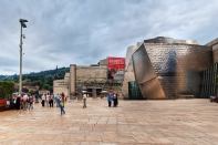 Screenshot of Guggenheim Museum Bilbao in Google Maps Street View