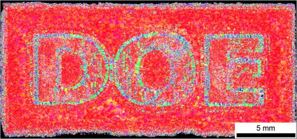 The novel 3D-printing process shown at microscale.