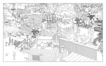 A new MoMA exhibit proposes informal solutions for large cities coping with rapid population growth. Shown, a proposal for consumer products meant to enhance the quality of life for Rio de Janeiro's growing middle class.