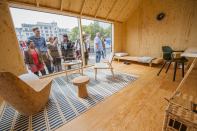 A house by designer Jasper Morrison at the London Design Festival's "A Place Called Home" exhibition.