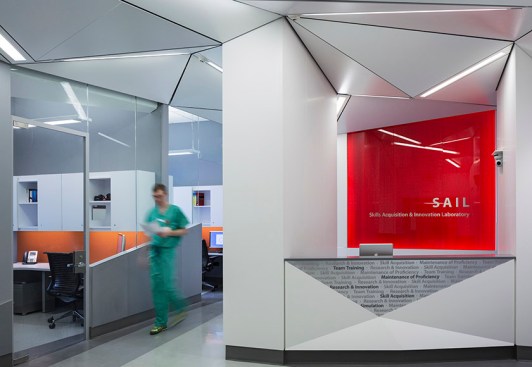 Expressive+geometry+creates+a+lively+reception+area.