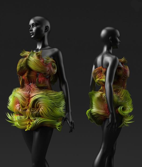 A rendering of conceptual wearables designed by MIT researchers to help sustain life in hostile environmental conditions.