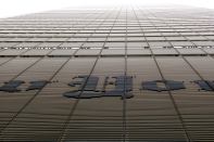 The New York Times building in midtown Manhattan.
