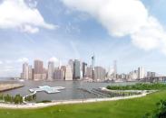 Even though the official location of the pool has not been decided, the designers are proposing it should either be along Manhattan or Brooklyn.