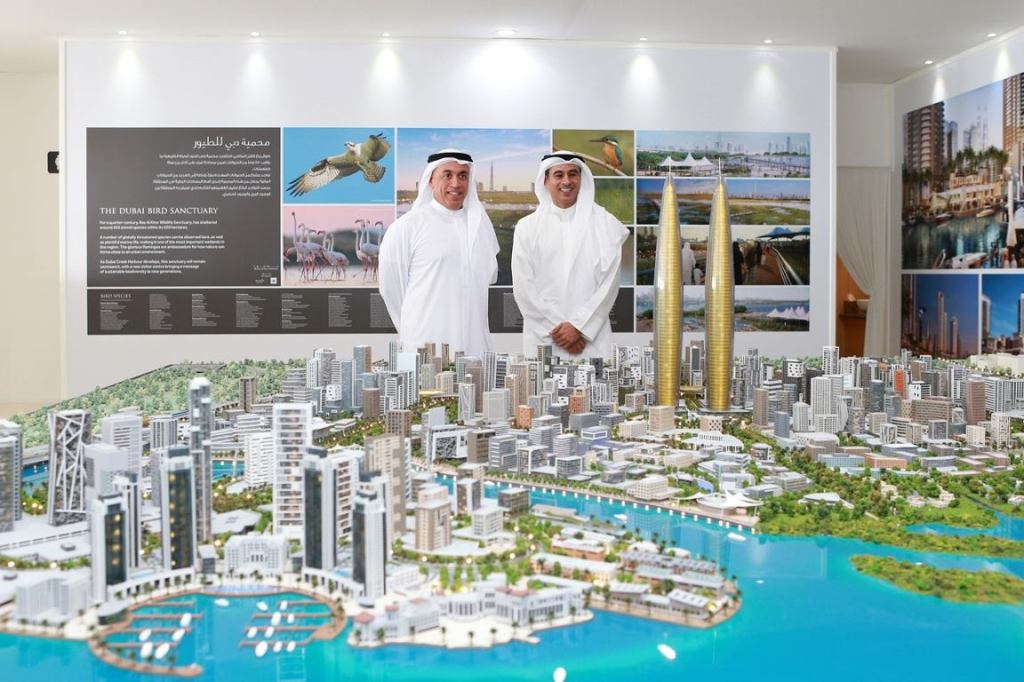 The unveiling of the Dubai Creek Harbour on October 27 in Dubai.