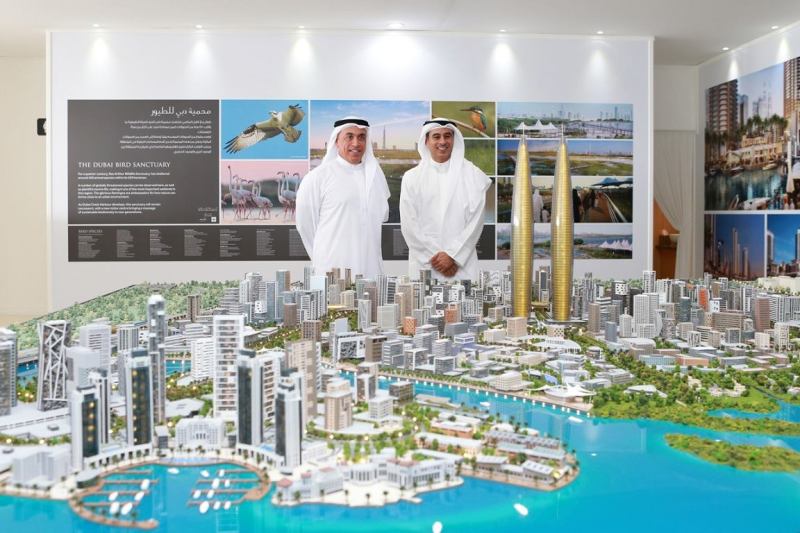 The unveiling of the Dubai Creek Harbour on October 27 in Dubai.