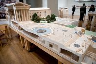 A model of the Philadelphia Museum of Art's master plan, designed by Frank Gehry, FAIA.