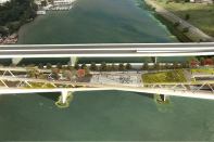 Rendering of the 11th Street Bridge project