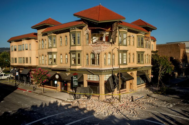 The Alexandria Square building in Napa, Calif.