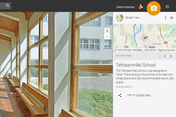 Screenshot of Google's Street View for Alvar Aalto.