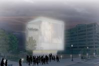 Emily Yen's winning design for the Museum of Science Fiction preview museum.