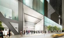 Concept sketch for MoMA. View from 53rd Street.
