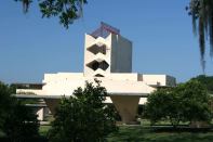 The Annie Pfeiffer Chapel, designed by Frank Llyod Wright, at Florida Southern College.
