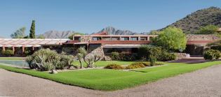 The view from the prow at Taliesin West