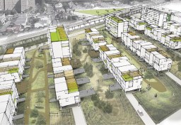 Aerial+view+of+housing+development+on+earth+berm