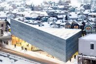 BIG's second proposal for an expansion to the Kimball Art Museum in Park City, Utah, has been rejected for not being compatible enough with Main Street.