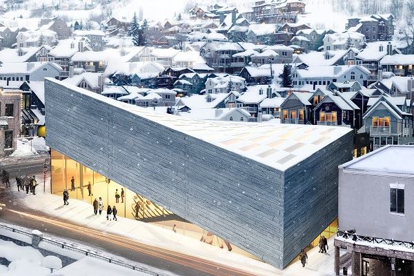 BIG's second proposal for an expansion to the Kimball Art Museum in Park City, Utah, has been rejected for not being compatible enough with Main Street.