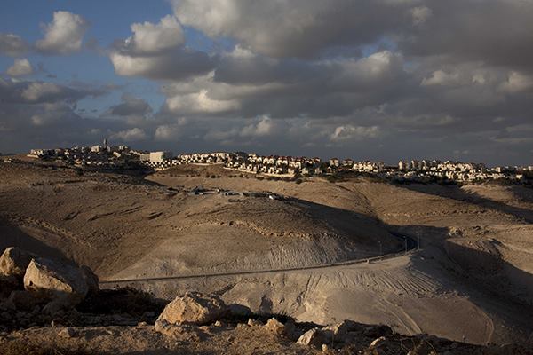 The West Bank Israeli settlement of Maale Adumim, near Jerusalem.