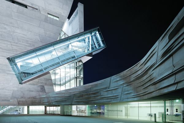 Perot Museum of Nature and Science, Dallas. Morphosis Architects with John A. Martin Associates, Inc., Datum Engineers, Buro Happold, Balfour Beatty Construction.
