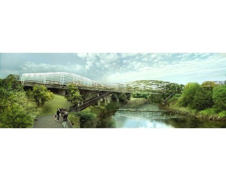 Salford+Meadows+Bridge%2c+Salford%2c+United+Kingdom+by+Standard