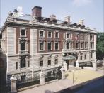 Mansion exterior.