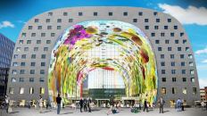 Rendering of Markthal in the Netherlands.