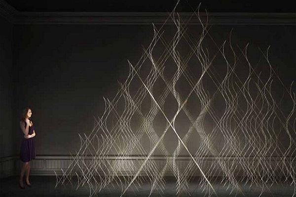 An installation by Kengo Kuma.