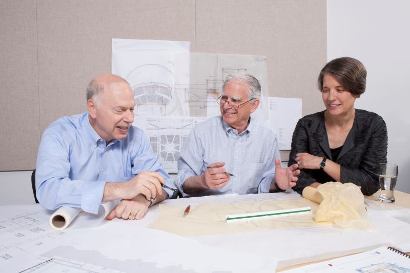 From left to right: Steven Friedlander, Leonard Auerbach, and Patricia Glasow
