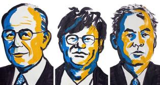 Left to right: Professors Isamu Akasaki, Hiroshi Amano, and Shuji Nakamura, recipients of The Nobel Prize in Physics for 2014