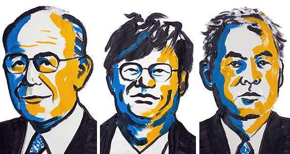 Left to right: Professors Isamu Akasaki, Hiroshi Amano, and Shuji Nakamura, recipients of The Nobel Prize in Physics for 2014