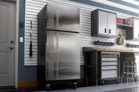 The Chillerator by Gladiator, a division of Whirlpool, designed to run efficiently in the extreme heat and cold of garages.