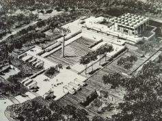 Ralph Rapson produced these drawings for the Lakewood Cemetery Mausoleum, which was honored with a P/A Award in 1968.