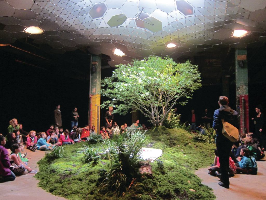 A view of the proof-of-concept installation for the Lowline.