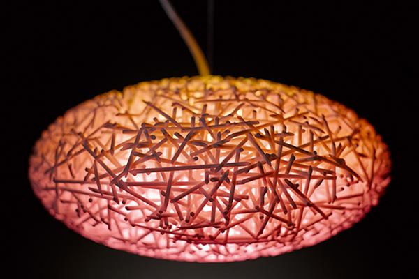 Philips collaborated with Danish studio Strand + Hvass on Tempest, which features a 3D-printed shade.