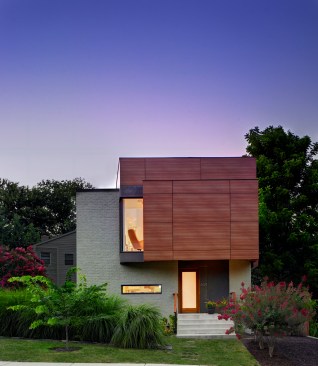 Front elevation: The addition adds much-needed space to the home and provided the opportunity to admit more natural light to the living spaces.