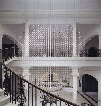 Starlight is the new focal point for the Museum of the City of New York's entry lobby.