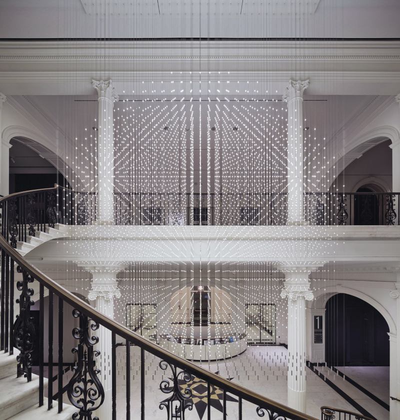 Starlight is the new focal point for the Museum of the City of New York's entry lobby.