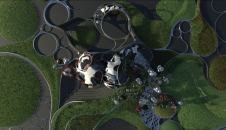 TBA 21 Pavilion aerial rendering.