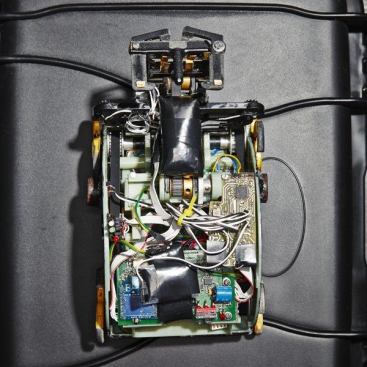 Inside a Termes robot from Harvard University's Self-Organizing Systems Research Group.