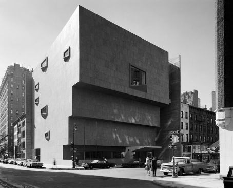 The Marcel Breuer-designed Whitney Musuem of American Art in 1966, the year it opened.