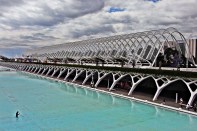 City of Arts and Sciences, by Santiago Calatrava, Valencia, Spain.