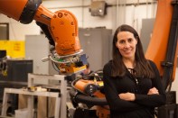 Monica Ponce de Leon at&nbsp;the Taubman College of Architecture and Urban Planning.