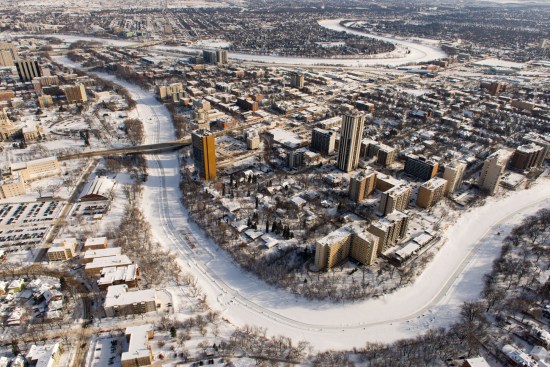 Aerial View of The River Trail