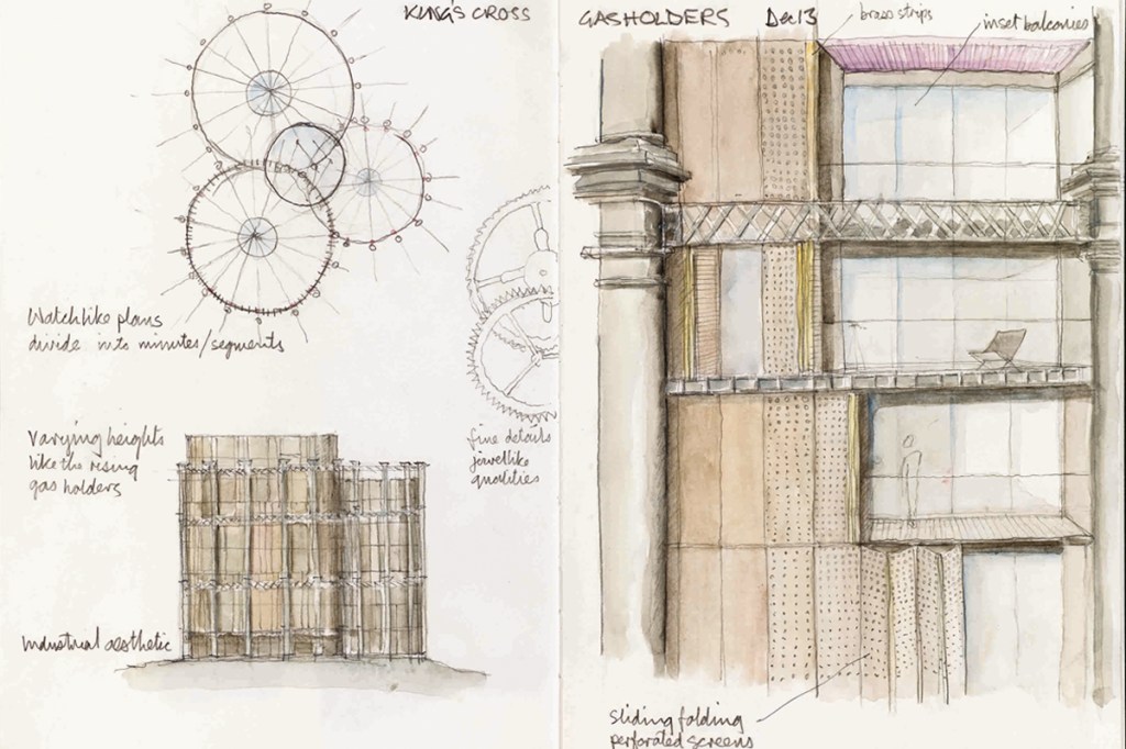 King’s Cross Gasholders (completion due 2016); Photo: Royal Academy of Arts; Photography:
John Bodkin, DawkinsColour