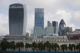 London's "Walkie Talkie" (left).