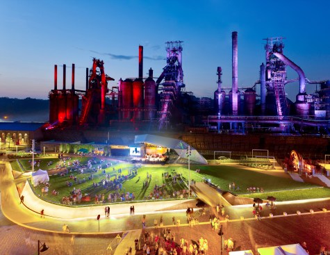 The Levitt Pavilion at SteelStacks, by WRT.
